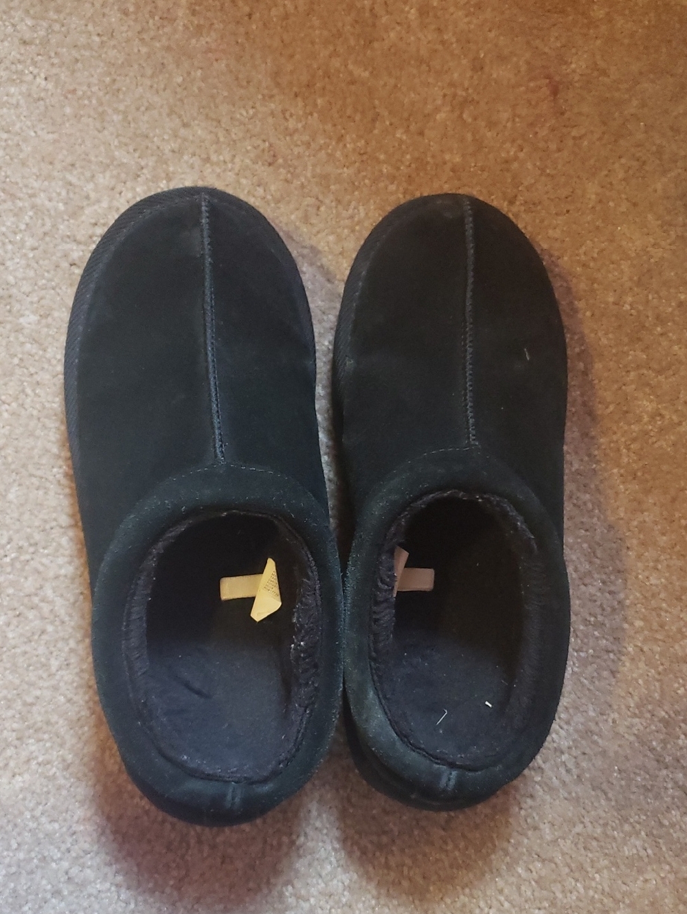 Women's Black Suede Slip-On Comfort Shoes